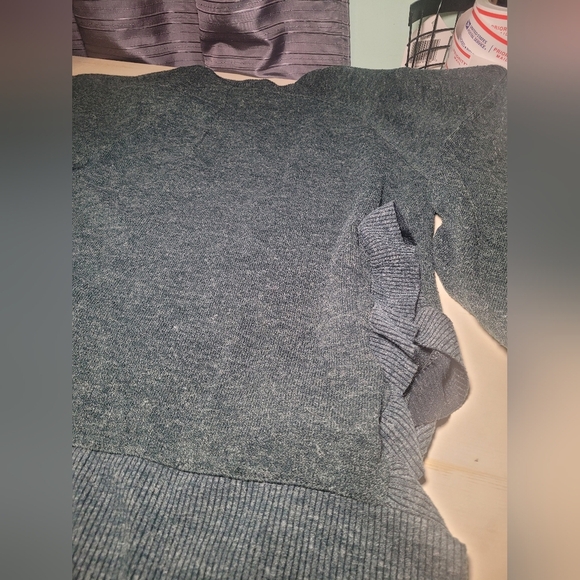 Zara woman's basic collection green medium sweater - Picture 11 of 12